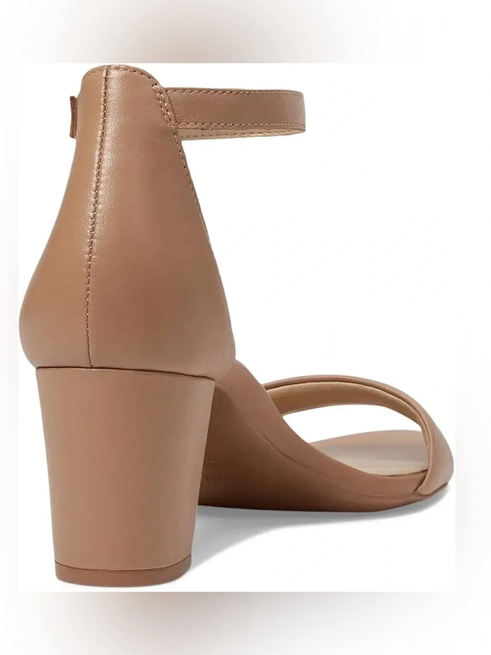 Naturalizer Vera Tan Ankle-Strap Block Heel Sandals New with out box Size 9.5